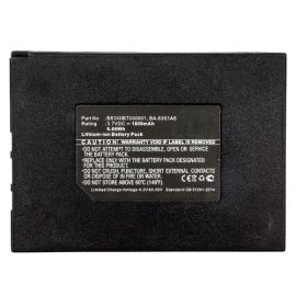 Cipherlab 8300S, battery, 3.7V, 1800mAh (3.7 V, 1800mAH, Rechargeable )-KB1A371800L86