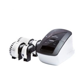 Brother QL-710WSP Direct Thermal Printer - Monochrome - Desktop - Label Print - 150 mm/s Mono - 300 x 600 dpi - Wireless LAN - USB - Label - 62 mm-QL710WSPUS1