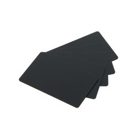 Plastic cards, black-Black PVC Card, 30 mil