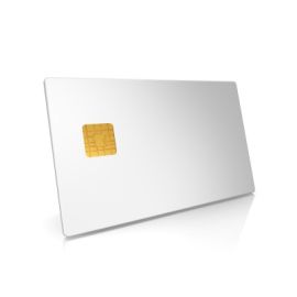 White Chip Card, 100-JT-217 Plastic Card