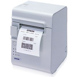Epson TM-L90LF, 8 puntos/mm (203dpi), linerless (sin papel soporte), RS232, blanco-C31C412607