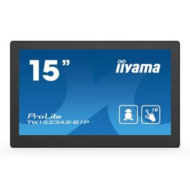 iiyama ProLite TW1523AS-B1P, 39,6cm (15,6''), Capacitivo proyectado, Android, negro-TW1523AS-B1P