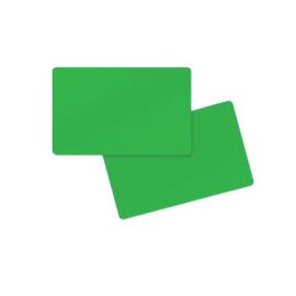 Tarjeta de PVC doble cara verde 86 x 54 x 0.76 mm (500 piezas)-403028