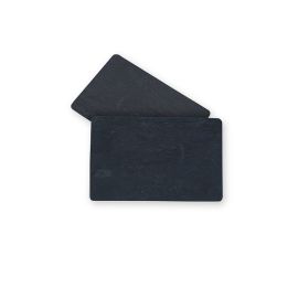 PVC tarjeta doble cara pizarra aspecto mate 86 x 54 x 0.76 mm (500 piezas)-400127