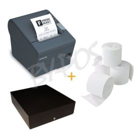 Bundel Bonprinter + Kassalade + Bonpapier - Escáner MAC-BYPOS-1815