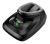 Zebra charging/transmitter cradle, presentation, black