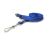 10mm Mid Blue Tubular Breakaway Lanyards with Metal J-Clip - Pack of 100