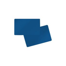 Tarjeta de PVC doble cara azul oscuro 86 x 54 x 0.76 mm (500 piezas)
