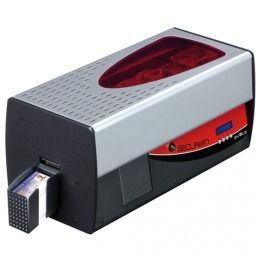 Evolis Securion, dual sided, 12 dots/mm (300 dpi), USB, Ethernet, MSR, smart, flipper, RFID, contact-SEC101RBH-BCCM